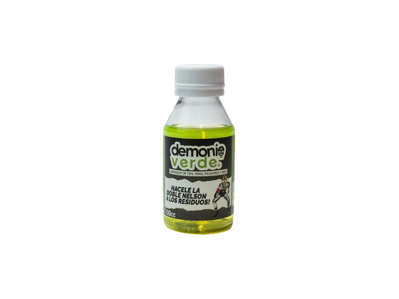 Demonio Verde Limpiador De Pipas Y Bongs 100cc